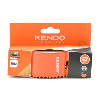 KENDO 41010227 โฮลซอเจาะเหล็ก แบบลึก 102 mm. (1 ชิ้น/แพ็ค) KENDO 41010227 Hole Saw, drill steel, depth 102 mm. (1 pc./pa