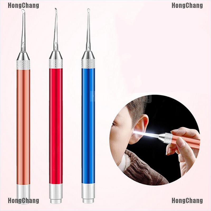 LHGC flashlight earpick handle safety led light ear cleaner earwax