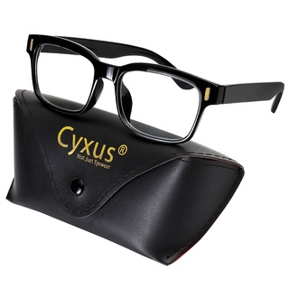 Cyxus Anti-Blue Light Glasses สี่เหลี่ยมผืนผ้าแฟชั่นคลาสสิกสำหรับผู้ชาย / ผู้หญิง - 8084