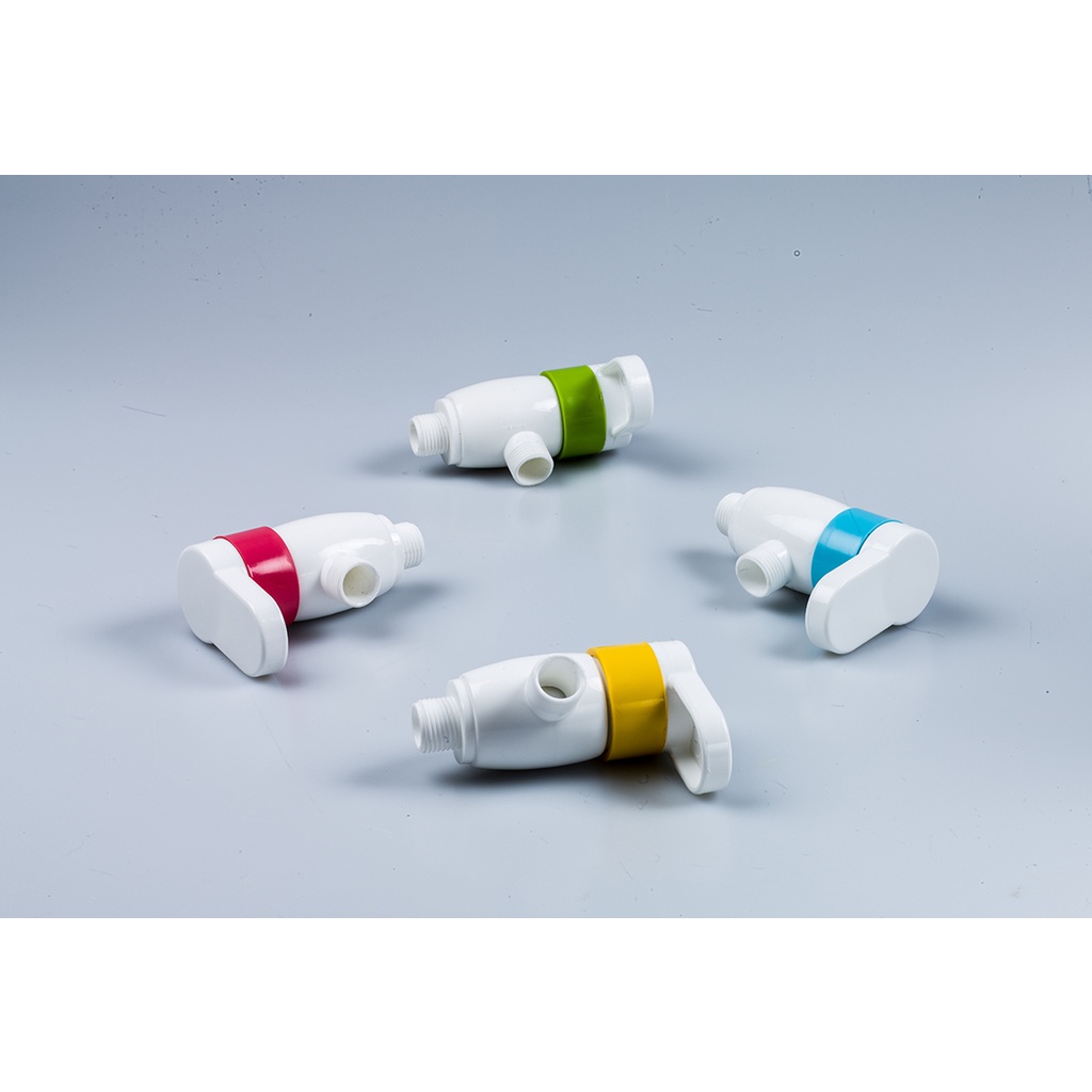 สต๊อบวาล์ว วาล์วฝักบัว พีพี ด้ามยาว ทนแรงดัน ปิด-เปิด ง่าย ด้วยระบบเซรามิควาล์ว ผลิตในประเทศไทย รุ่นสีขาว