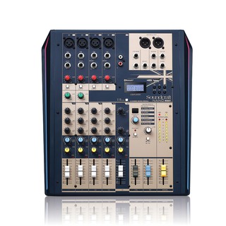 เครื่องผสมสัญญาณเสียง มิกเซอร์ Mixer Soundcraft Nano M08BT Mixer  8 ช่องXLR / 3 ช่องRCA • เชื่อมต่อผ่าน บูลทูธ • 2 comp