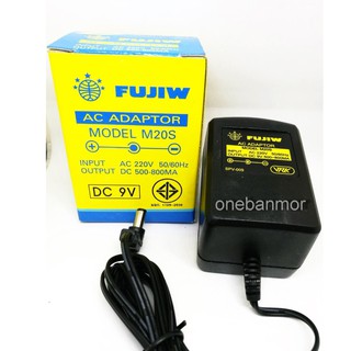 Adaptor Fujiw M20S  9V +ใน -นอก 800mA positive polarity