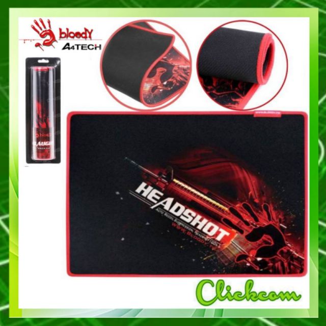 แผ่นรองเมาส์สำหรับการเล่นเกม A4Tech Bloody B-071 Offense Armor Gaming Mouse Mat  ขนาด 35 ซม. * 28 ซม