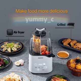 Daewoo Mini-air fryer มัลติฟังก์ชั่ทอดอัตโนมัติสำหรับหม้อทอดไฟฟ้าในครัวเรือน