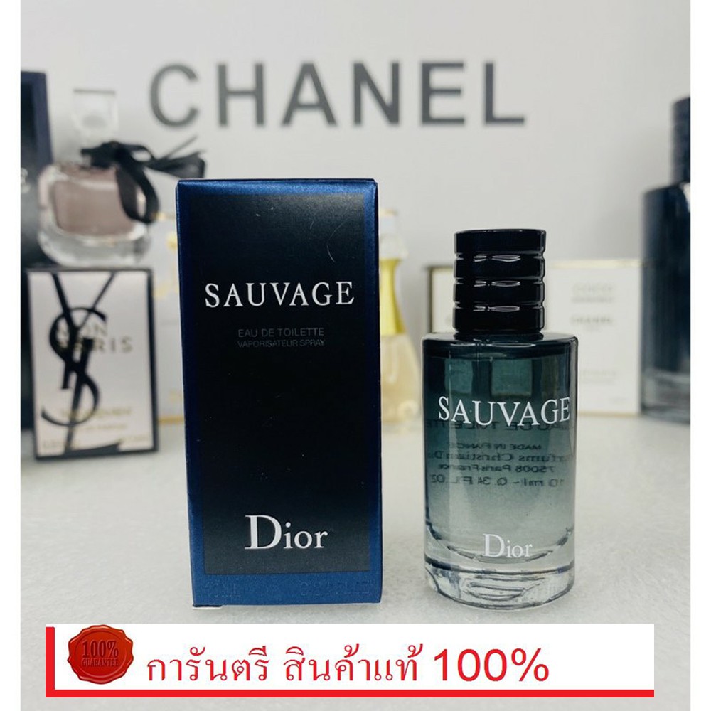 (แท้ 100%) น้ำหอม Dior sauvage  EDT ขนาด 10 ml.