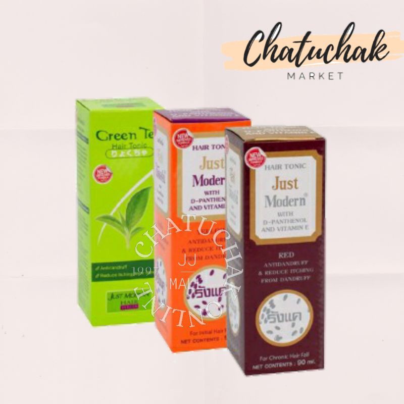 Just Modern Hair Tonic แฮร์โทนิค จัสท์โมเดอร์น 90 มล. แก้คัน , ขจัด