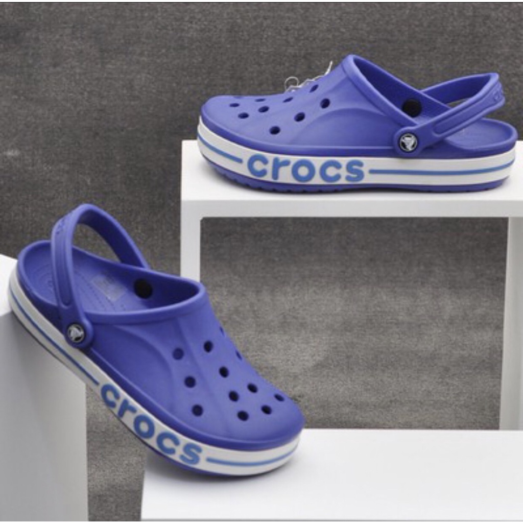 CROCS Bayaband Clog รองเท้ายาง สีสันสดใส รองเท้าสุขภาพ พร้อมส่ง  ถูกกว่า Shop ใส่ได้ทั้งหญิงและชาย