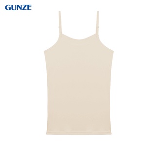 GUNZE เสื้อสายเดี่ยว ปรับสายได้ รุ่น NH4169 สีเบจ