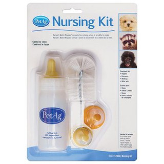 ชุดขวดนมป้อนสัตว์เลี้ยง PetAg KMR Nursing Kit 4oz Bottle