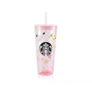 starbucks china confetti DW glass cherry blossom 20 oz