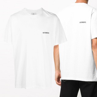 เสื้อ VETEMENTS Logo Print T-shirt White