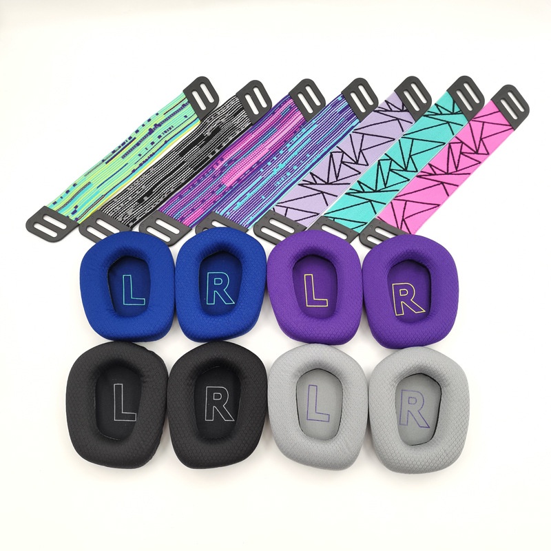 แผ่นรองหูฟังมืออาชีพสําหรับ Logitech G733 G335, แผ่นรองหูฟังเปลี่ยนแถบคาดศีรษะและแถบคาดศีรษะสําหรับ Logitech G733 G335