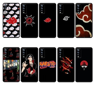 เคสโทรศัพท์มือถือแบบนิ่ม ลายโลโก้นารูโตะ สีดํา สําหรับ Vivo Y11S Y20i Y20S Y20 12S Y30
