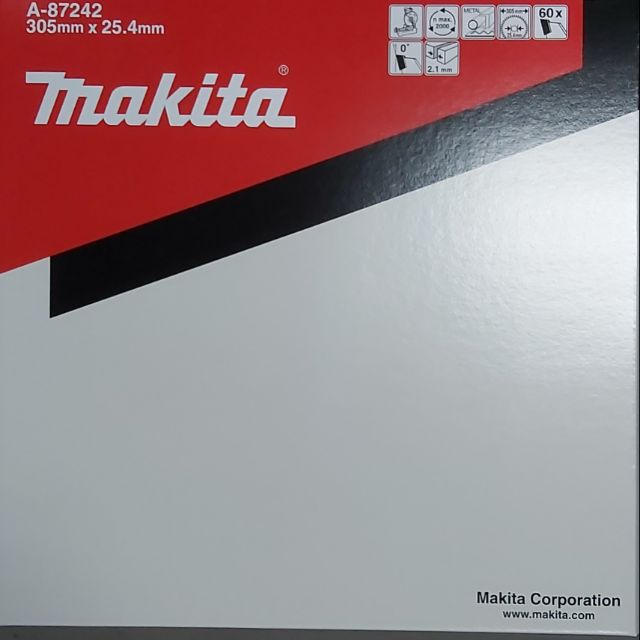 ใบเลื่อยวงเดือนตัดเหล็ก12นิ้ว A-87242 MAKITA แท้