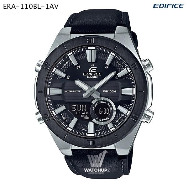 นาฬิกาข้อมือ Casio Edifice Men Chronograph ERA-110BL-1AV สายหนังแท้