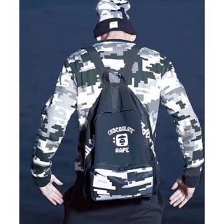 กระเป๋าสะพาย AAPE X :CHOCOOLATE Digital Camo
