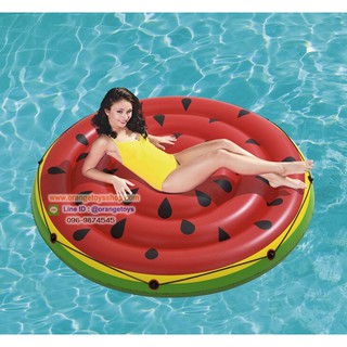 ห่วงยางเล่นน้ำแฟนซี แพยางเป่าลม แตงโม (ขนาดใหญ่) Product Name 82”x59” Watermelon Island