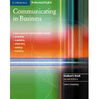 DKTODAY หนังสือ COMMUNICATING IN BUSINESS:STUDENTS BOOK 2ED.