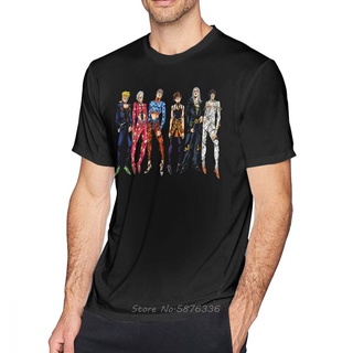 เสื้อยืดผ้าฝ้ายพิมพ์ลายคลาสสิก เสื้อยืด พิมพ์ลาย Jojo Bizarre Adventure Jojo S Bizarre Adventure Vento Aureo Awesome สไต