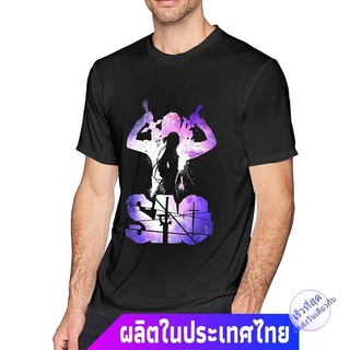 ㏘㏂※New  ตัวละครในเกมมือถือ แอนิเมชั่นญี่ปุ่น Sword Art Online T-Shirt Nice Mens Short Sleeve T Shirts For Men Crewneck