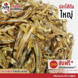 ปลาไส้ตันใหญ่ ปลาไส้ตันแห้ง แพ็คละ 100 บาท ขนาด 210 กรัม