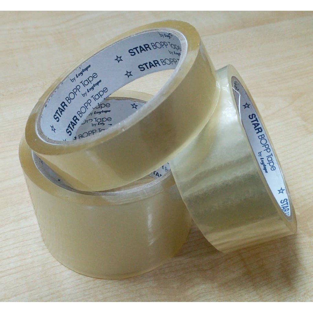 STAR เทป Opp ใส - 24 มม./36 มม./60 มม. X 40Yards - 1 ชิ้น/ม้วน