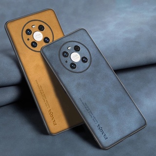 Huawei Mate 40 Pro Mate 30 Mate 20 X กันกระแทก PU วินเทจ หนัง ไฮบริด เคสกันกระแทก