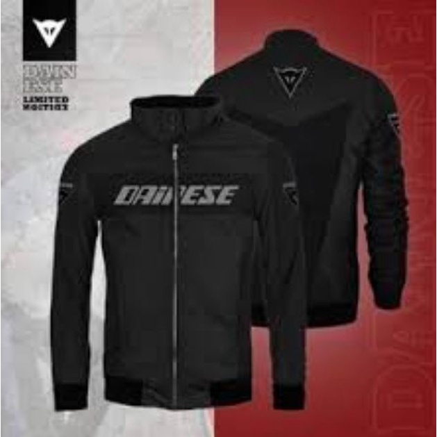 DAINESE Riceing Jacket Dainese Motorrad Biker เสื้อแจ็คเก็ตสําหรับบุรุษและสตรีแห้งเร็ว Causal Zipper
