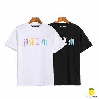 【Lemon】เสื้อยืด Palm angels ตัวอักษรสีบนหน้าอก [Limited Edition]