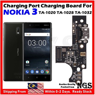 Ngs บอร์ดชาร์จพอร์ต พร้อมไมโครโฟน สําหรับ NOKIA 3 TA-1020 TA-1028 TA-1032