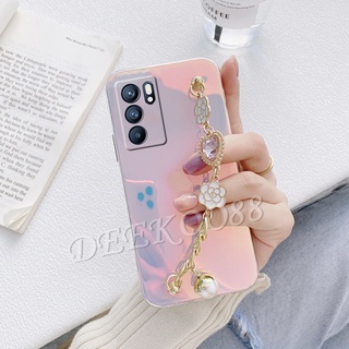 เคสโทรศัพท์ OPPO Reno6 Z Reno5 Pro Marvel Edition Reno4 Z Pro 5G 4G Casing Colorful Gradient Purple Softcase Silicone Phone Cover With Love Diamond Bracelet เคส Reno6Pro Reno6Z Reno6 Reno5 Reno5Pro Reno 6 6Z 5 5Pro 4 4Z 4Pro Case