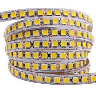 แถบไฟ SMD 5054 120 LED ต่อเมตร ยืดหยุ่น สว่าง สีขาว ฟ้า ชมพู แดง ขนาด 5 เมตร