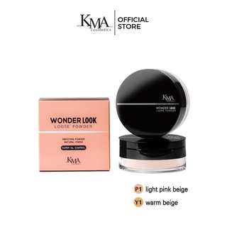 KMA แป้งฝุ่น คุมมัน บางเบา เมคอัพติดทน WONDER LOOK LOOSE POWDER 13g.