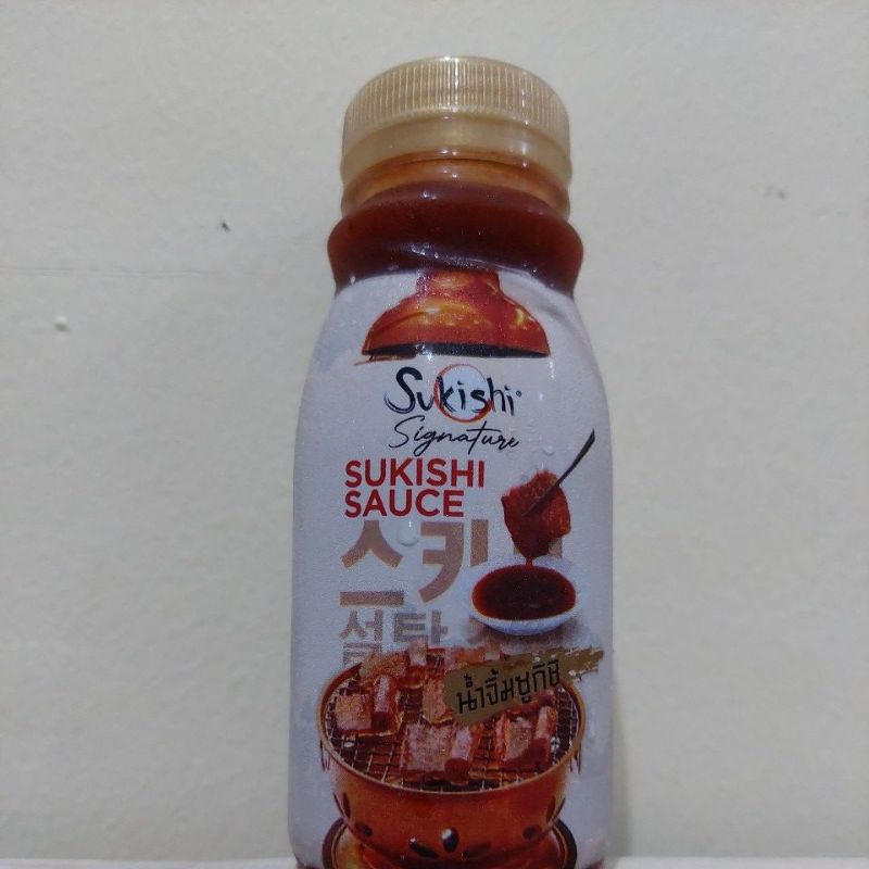 น้ำจิ้มซูกิชิ จากร้าน sukishi น้ำจิ้มปิ้งย่าง น้ำจิ้มบาร์บีคิว ใหม่ สด อร่อย ขนาด 170 กรัม ❤