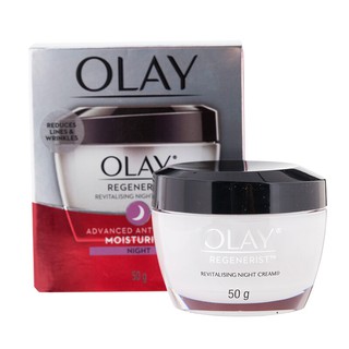 Olay Regenerist Revitalising Night Cream โอเลย์ครีมบำรุงผิวหน้ากลางคืนรีเจนเนอรีสรีไวทัลไลซิ่ง 50กรัม