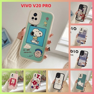 เคส Vivo V20 Pro เคสโทรศัพท์ซิลิโคนกันกระแทก สนูปปี้. ลายน่ารัก KLQ