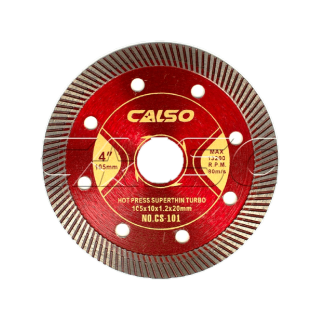 CALSO Diamond blade ใบตัดเพชร ใบตัดคอนกรีต ใบตัดแกรนิตโต้ ใบตัดกระเบื้อง 4 นิ้ว บางเพียง1.2 มิล มีประสิทธิภาพในการตัดสูง