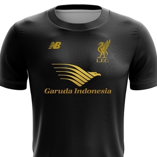 เสื้อยืด ลาย Liverpool FC แบบแห้งเร็ว ไซซ์ XS - 7XL (NB Garuda Gold)