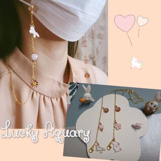 《SET Lucky&amp;อักษรA-Z》◇update5มิ.ย.◇โซ่ชุบทองคล้องแมส◇ จี้cuty°ห้อยตุ้งติ้ง◇