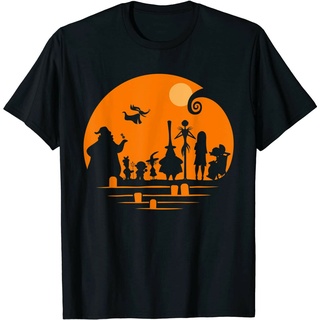 ขายดี เสื้อยืด พิมพ์ลาย The Nightmare Before Christmas KIgjek18KNmbmj36 สไตล์คลาสสิก สําหรับปาร์ตี้ฮาโลวีน