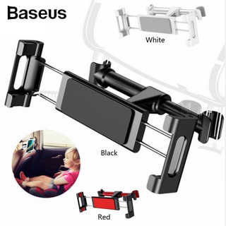 baseus อุปกรณ์เมาท์ขาตั้งวางโทรศัพท์มือถือหมุนได้ 360 องศาสําหรับติดกับเบาะที่นั่งรถยนต์