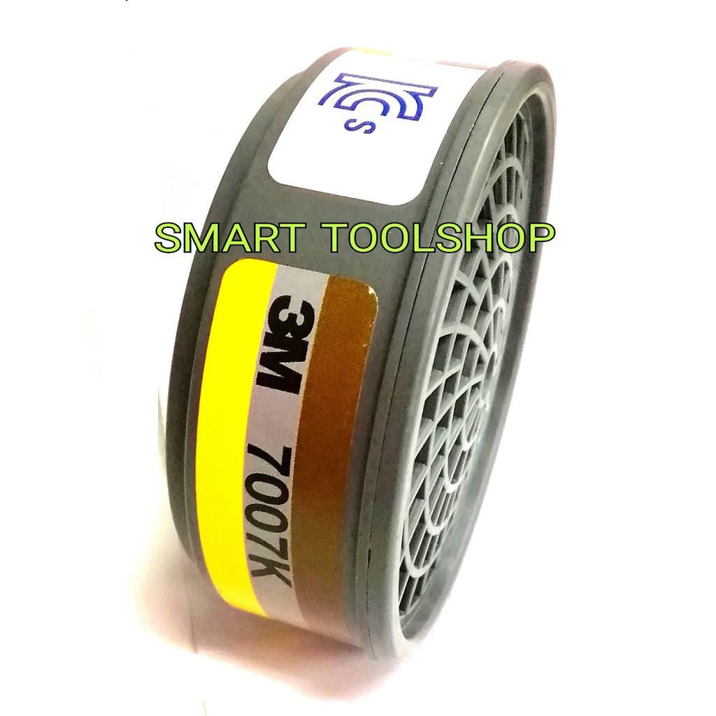 3M 7007K ตลับกรองสารอินทรีย์และกรดแก๊ส ใช้กับ หน้ากาก ไส้กรองเดี่ยว 7700K
