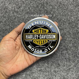 โลโก้ HARLEY DAVIDSAN ชิ้นงานอลูมิเนียมบาง ขนาด 9cm