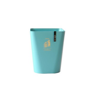 ถังขยะเหลี่ยม 5.5 ลิตรDKWHH-222P/6ฟ้าทึบ 5.5 liter square trash can DKWHH-222P / 6 solid blue