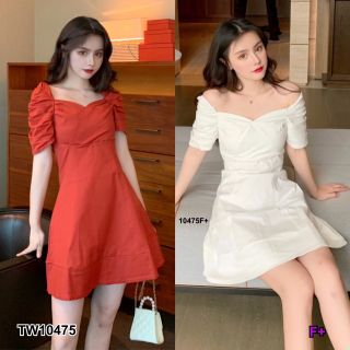 MF10475🍓
Dress เดรสสั้นทรงคอกว้าง แขนเย็บทรงตุ๊กตา งานผ้าซาร่า มีซิปหลัง ใส่เป็นทรงปาดไหล่ก็ได้ค่ะ พร้อมส่ง