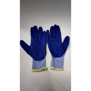 TOGA ถุงมือผ้าเคลือบยางกันลื่น Latex Coated Gloves รุ่น TG-300GB ขนาด M 8.7CM. !!! ราคาดี !!!