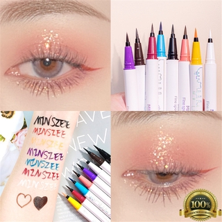 Minshzee Color Non -Smudge อายไลเนอร์ติดทนนาน
