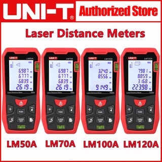 UNI-T  เครื่องวัดระยะทางเลเซอร์ดิจิทัล LM50A LM70A LM100A LM120A เมตร เลเซอร์วัดระยะทางดิจิทัล เลเซอร์วัดระยะ วัดระยะเลเซอร์