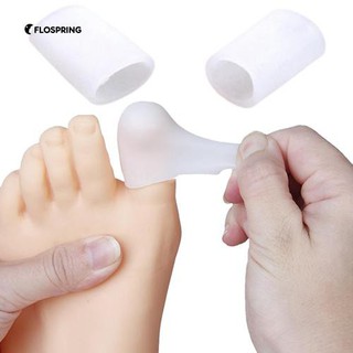 พิเศษ 1 คู่ของ Silicone Footcare ป้องกัน Toe Caps เพื่อป้องกัน Blisters Corns