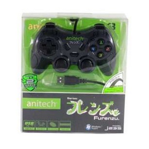 Free Shipping ANITECH จอยเกมส์ รุ่น J-235 - สีดำ ไม่มีไม่ได้แล้ว!